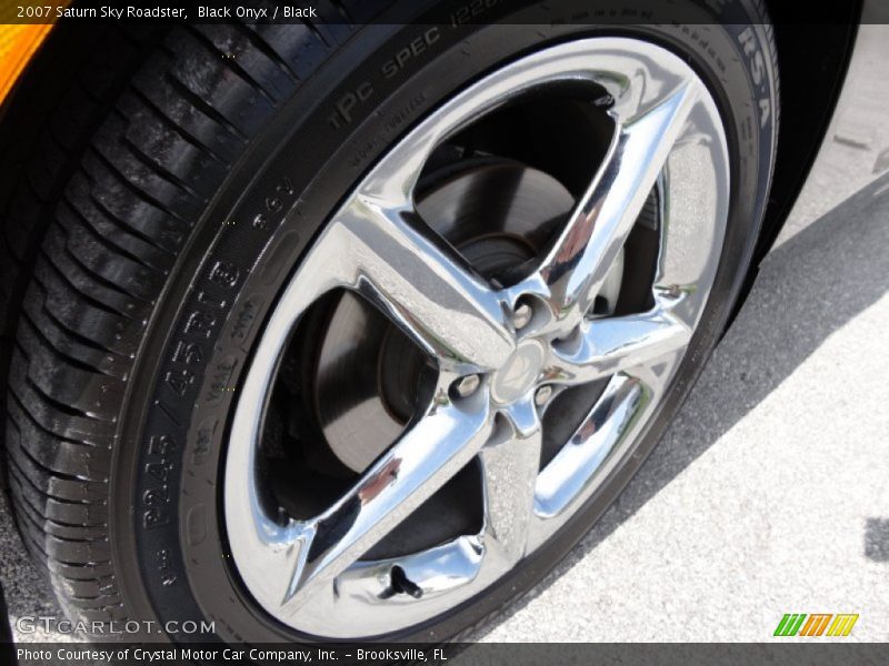 Black Onyx / Black 2007 Saturn Sky Roadster