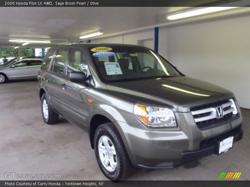 Sage Brush Pearl / Olive 2006 Honda Pilot LX 4WD