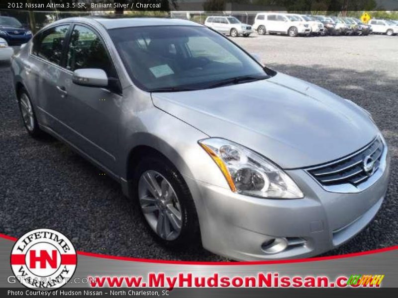 Brilliant Silver / Charcoal 2012 Nissan Altima 3.5 SR