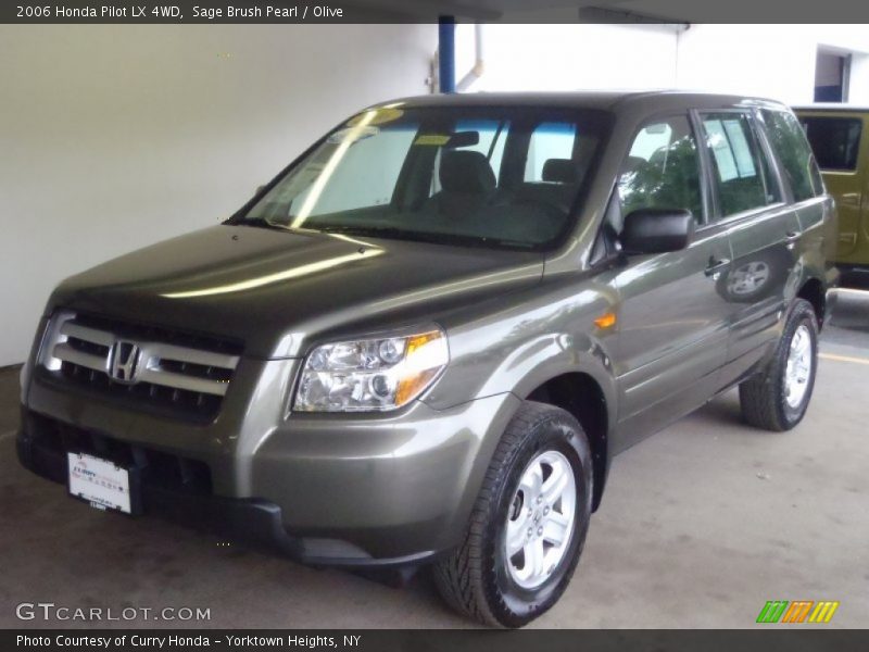 Sage Brush Pearl / Olive 2006 Honda Pilot LX 4WD