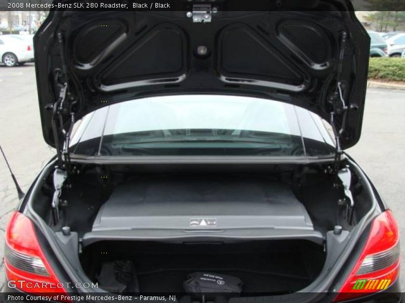 Black / Black 2008 Mercedes-Benz SLK 280 Roadster