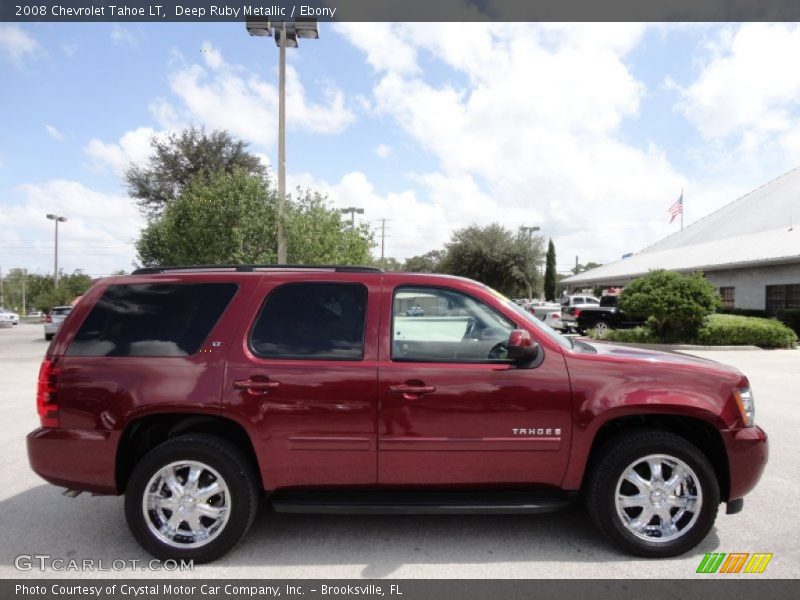 Deep Ruby Metallic / Ebony 2008 Chevrolet Tahoe LT