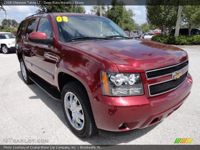Deep Ruby Metallic / Ebony 2008 Chevrolet Tahoe LT