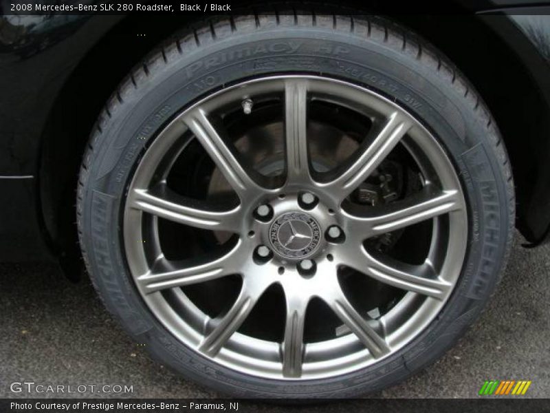 Black / Black 2008 Mercedes-Benz SLK 280 Roadster