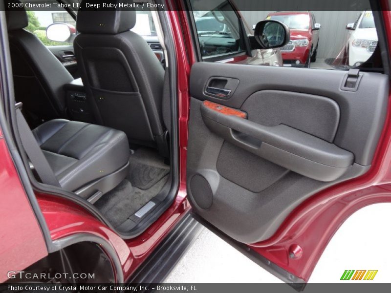 Deep Ruby Metallic / Ebony 2008 Chevrolet Tahoe LT