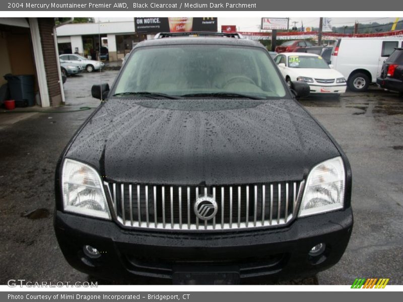 Black Clearcoat / Medium Dark Parchment 2004 Mercury Mountaineer Premier AWD