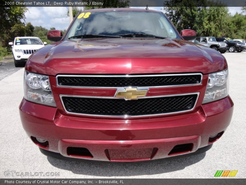 Deep Ruby Metallic / Ebony 2008 Chevrolet Tahoe LT