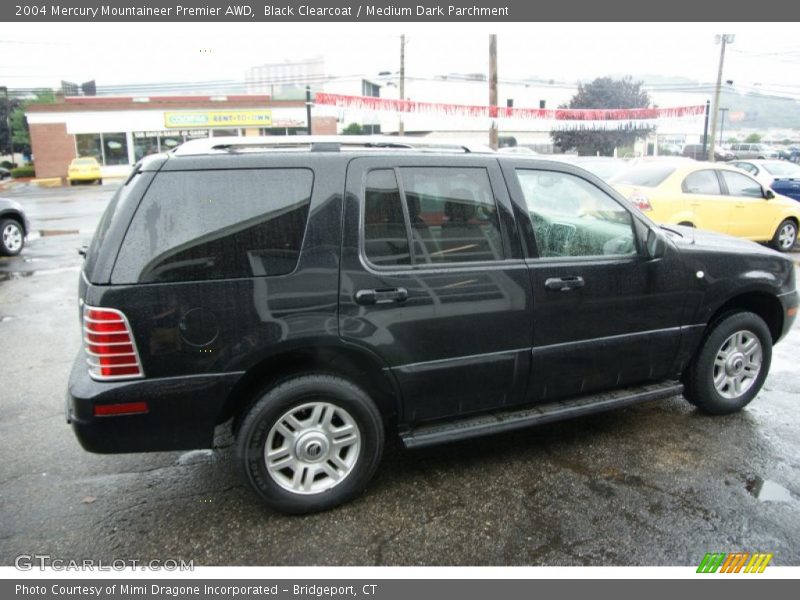 Black Clearcoat / Medium Dark Parchment 2004 Mercury Mountaineer Premier AWD