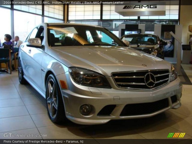 Iridium Silver Metallic / Black AMG Premium Leather 2009 Mercedes-Benz C 63 AMG