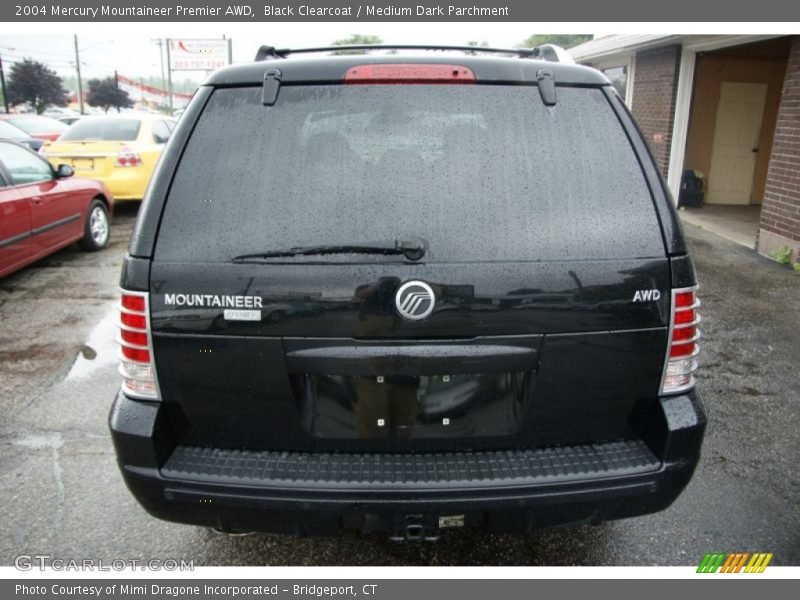 Black Clearcoat / Medium Dark Parchment 2004 Mercury Mountaineer Premier AWD