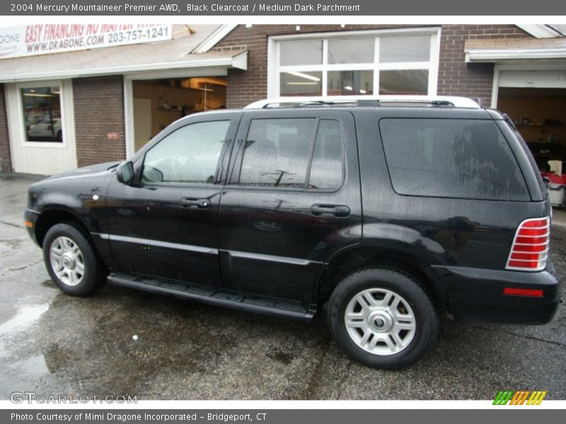 Black Clearcoat / Medium Dark Parchment 2004 Mercury Mountaineer Premier AWD