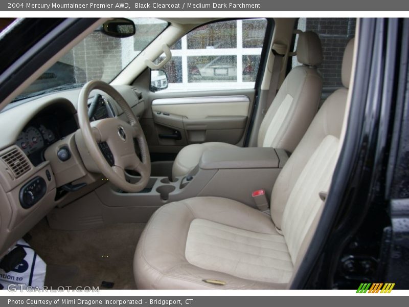 Black Clearcoat / Medium Dark Parchment 2004 Mercury Mountaineer Premier AWD