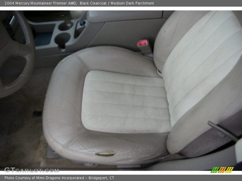 Black Clearcoat / Medium Dark Parchment 2004 Mercury Mountaineer Premier AWD