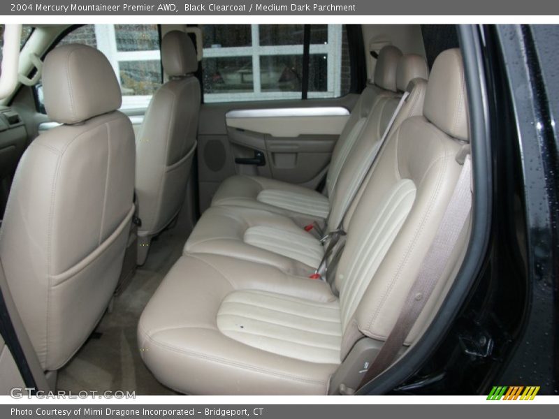 Black Clearcoat / Medium Dark Parchment 2004 Mercury Mountaineer Premier AWD