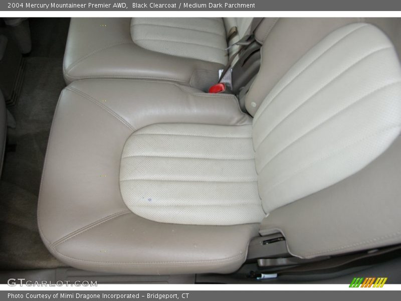 Black Clearcoat / Medium Dark Parchment 2004 Mercury Mountaineer Premier AWD
