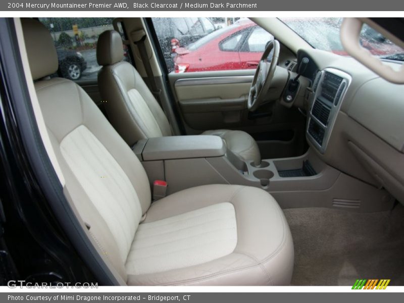 Black Clearcoat / Medium Dark Parchment 2004 Mercury Mountaineer Premier AWD