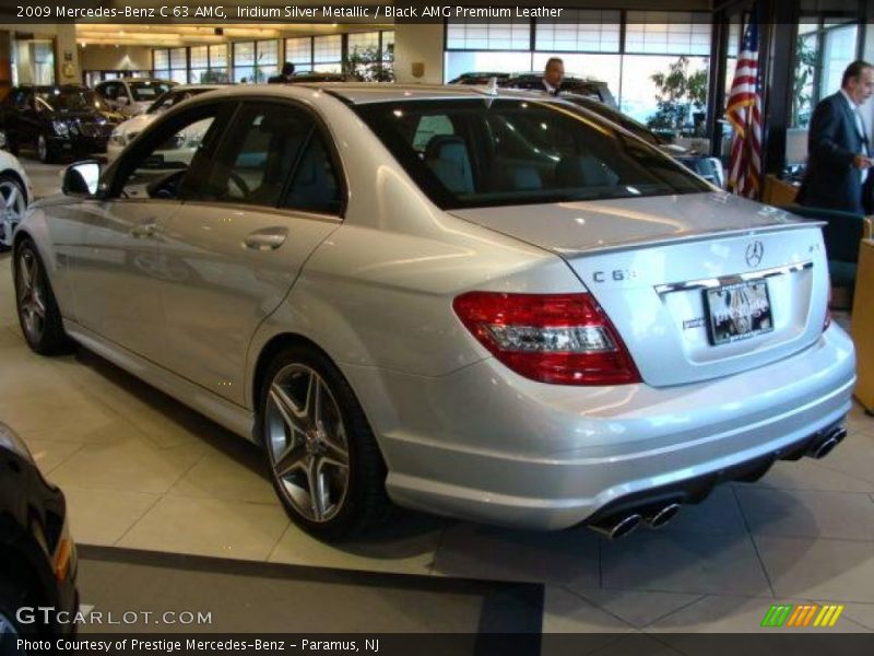 Iridium Silver Metallic / Black AMG Premium Leather 2009 Mercedes-Benz C 63 AMG