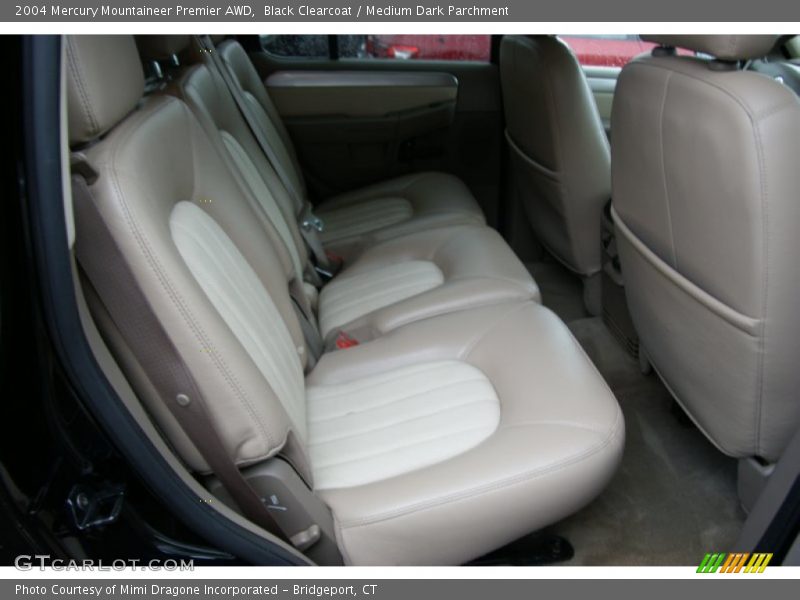 Black Clearcoat / Medium Dark Parchment 2004 Mercury Mountaineer Premier AWD