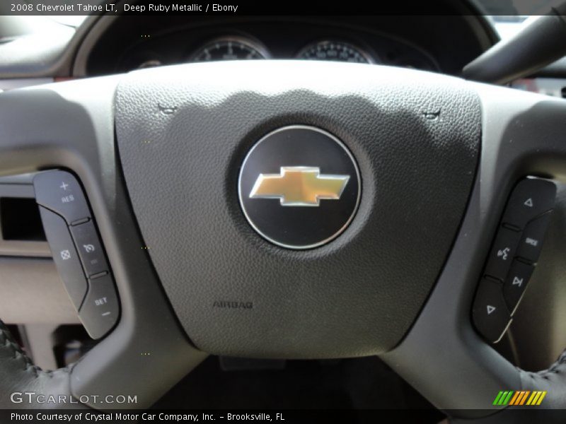 Deep Ruby Metallic / Ebony 2008 Chevrolet Tahoe LT