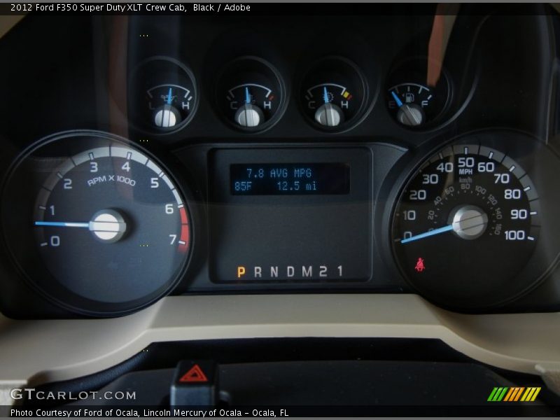  2012 F350 Super Duty XLT Crew Cab XLT Crew Cab Gauges