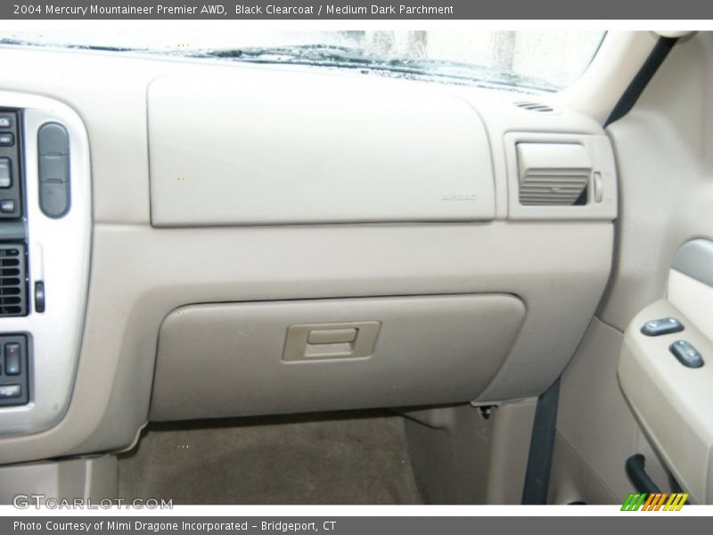 Black Clearcoat / Medium Dark Parchment 2004 Mercury Mountaineer Premier AWD