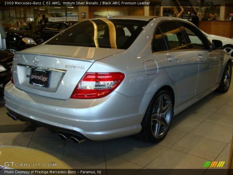 Iridium Silver Metallic / Black AMG Premium Leather 2009 Mercedes-Benz C 63 AMG