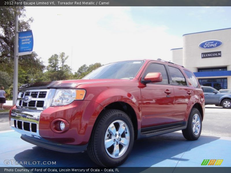 Toreador Red Metallic / Camel 2012 Ford Escape Limited V6