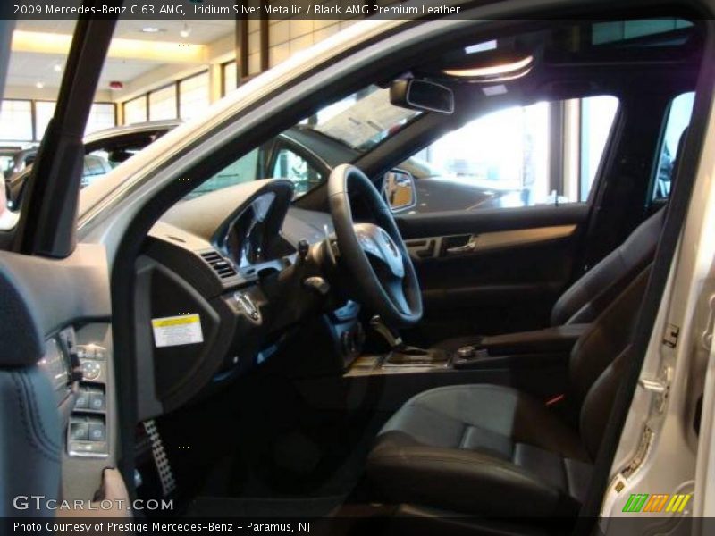 Iridium Silver Metallic / Black AMG Premium Leather 2009 Mercedes-Benz C 63 AMG