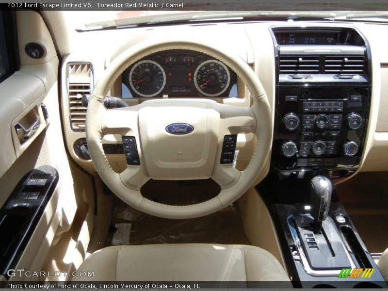 Toreador Red Metallic / Camel 2012 Ford Escape Limited V6