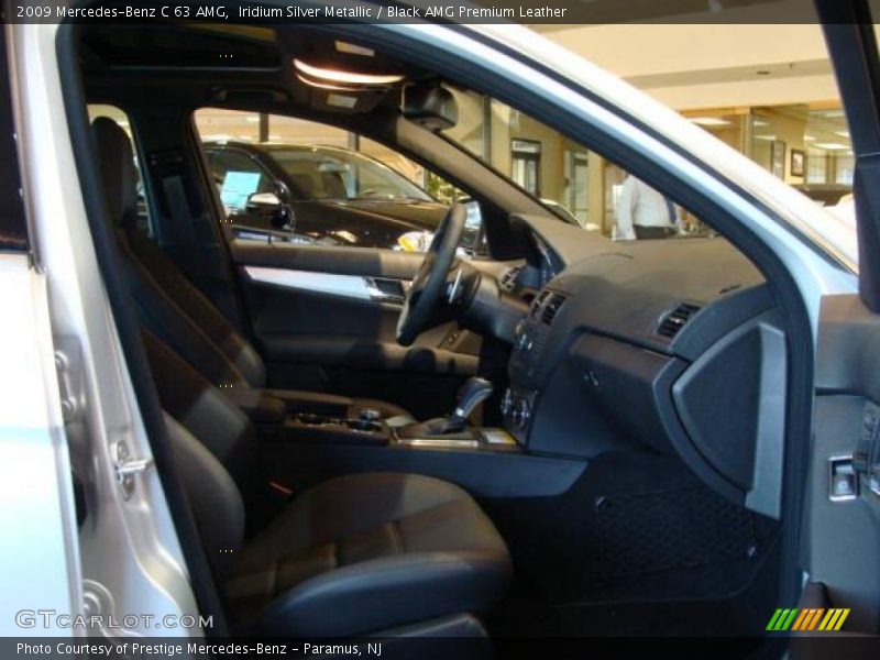 Iridium Silver Metallic / Black AMG Premium Leather 2009 Mercedes-Benz C 63 AMG
