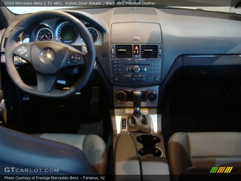 Iridium Silver Metallic / Black AMG Premium Leather 2009 Mercedes-Benz C 63 AMG