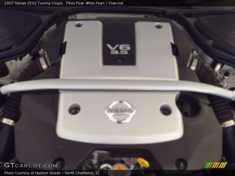 Pikes Peak White Pearl / Charcoal 2007 Nissan 350Z Touring Coupe