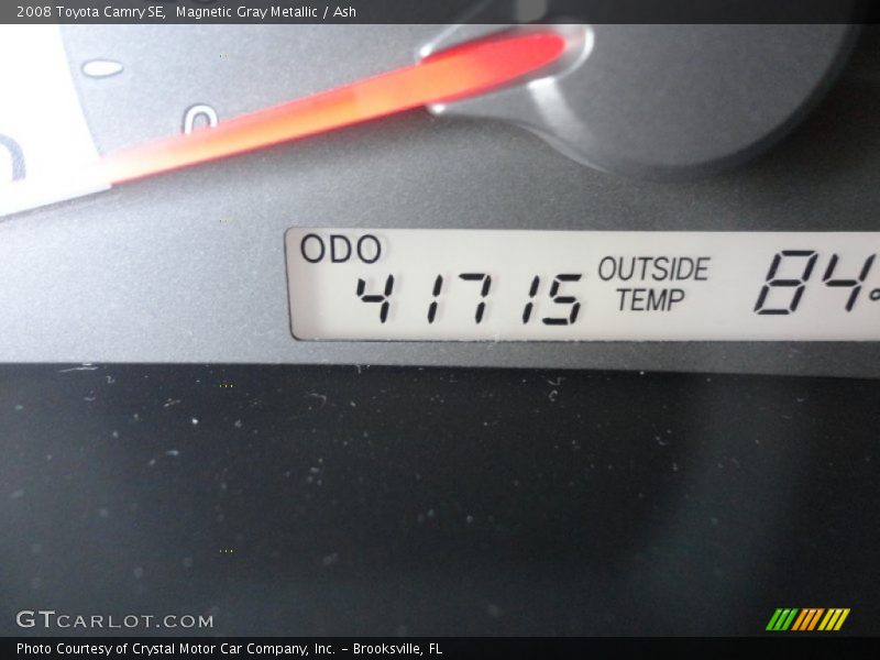 Magnetic Gray Metallic / Ash 2008 Toyota Camry SE