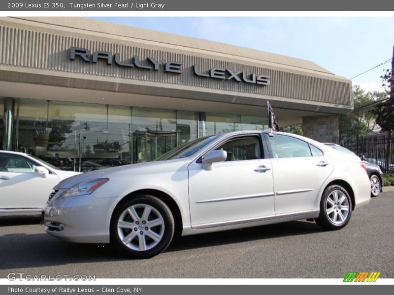 Tungsten Silver Pearl / Light Gray 2009 Lexus ES 350