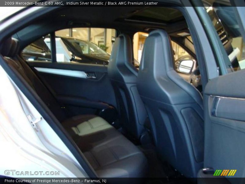 Iridium Silver Metallic / Black AMG Premium Leather 2009 Mercedes-Benz C 63 AMG