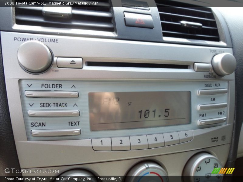 Magnetic Gray Metallic / Ash 2008 Toyota Camry SE