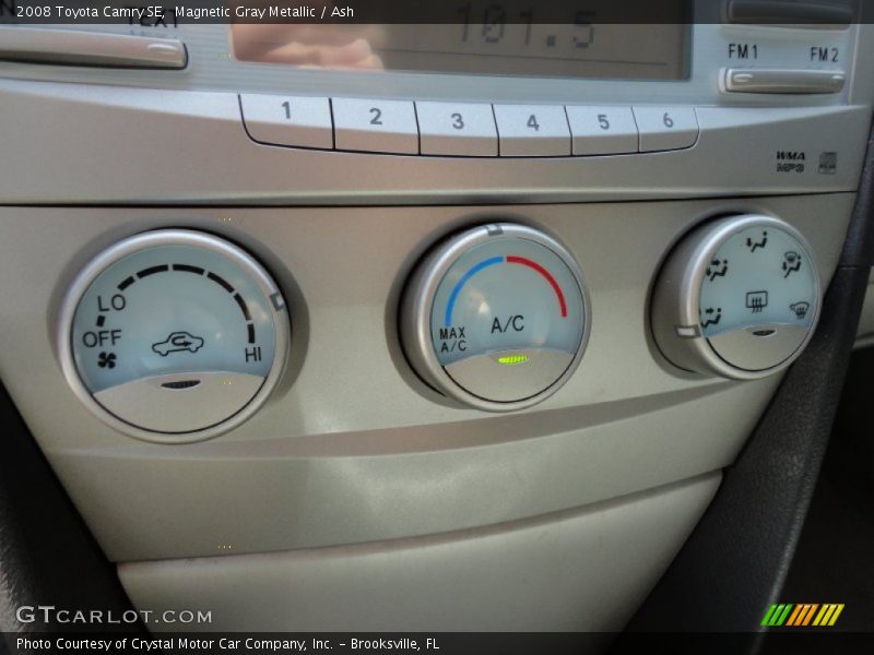 Magnetic Gray Metallic / Ash 2008 Toyota Camry SE