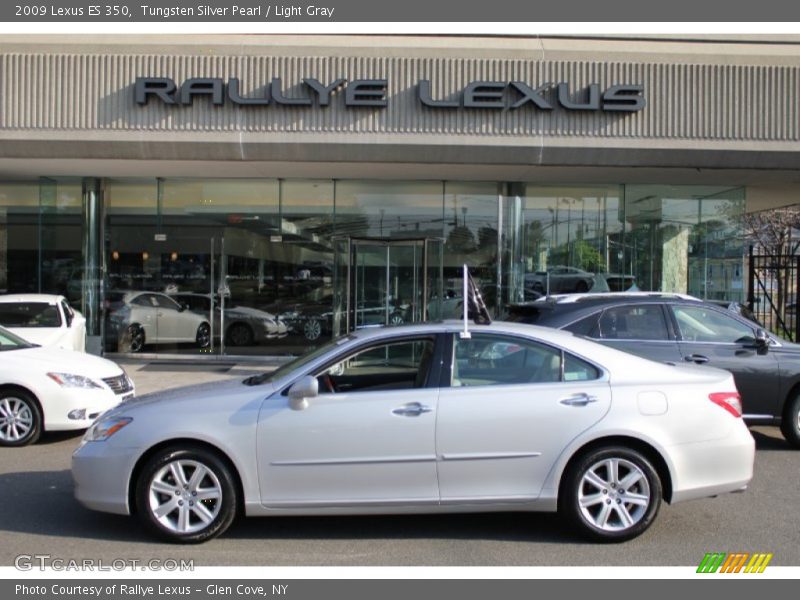 Tungsten Silver Pearl / Light Gray 2009 Lexus ES 350