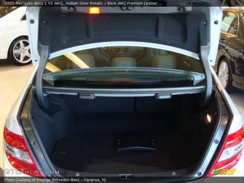 Iridium Silver Metallic / Black AMG Premium Leather 2009 Mercedes-Benz C 63 AMG