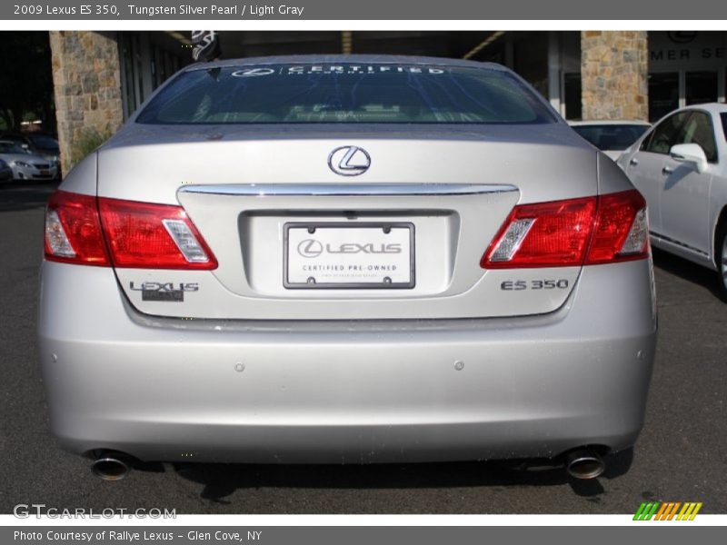 Tungsten Silver Pearl / Light Gray 2009 Lexus ES 350