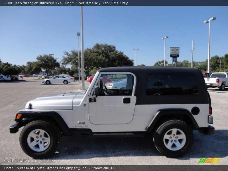 Bright Silver Metallic / Dark Slate Gray 2006 Jeep Wrangler Unlimited 4x4