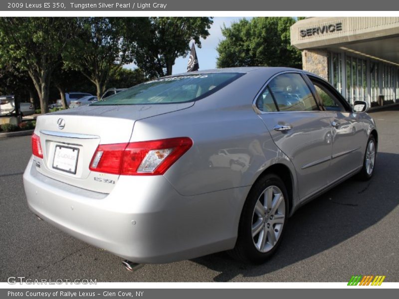 Tungsten Silver Pearl / Light Gray 2009 Lexus ES 350