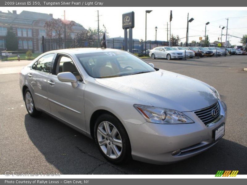 Tungsten Silver Pearl / Light Gray 2009 Lexus ES 350