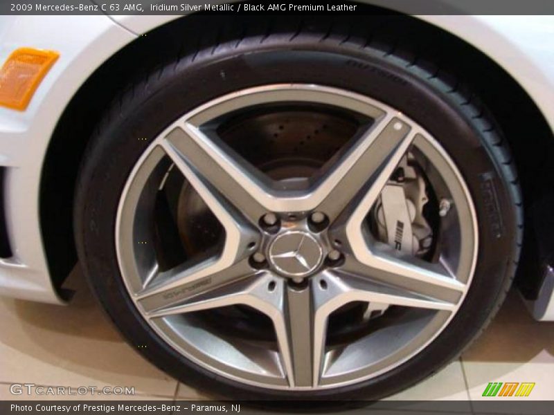 Iridium Silver Metallic / Black AMG Premium Leather 2009 Mercedes-Benz C 63 AMG