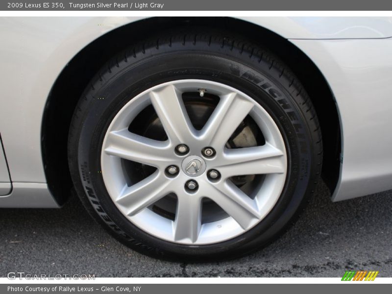 Tungsten Silver Pearl / Light Gray 2009 Lexus ES 350