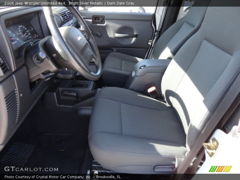 Bright Silver Metallic / Dark Slate Gray 2006 Jeep Wrangler Unlimited 4x4