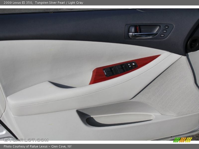 Tungsten Silver Pearl / Light Gray 2009 Lexus ES 350