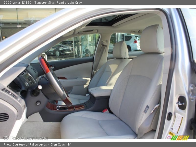 Tungsten Silver Pearl / Light Gray 2009 Lexus ES 350