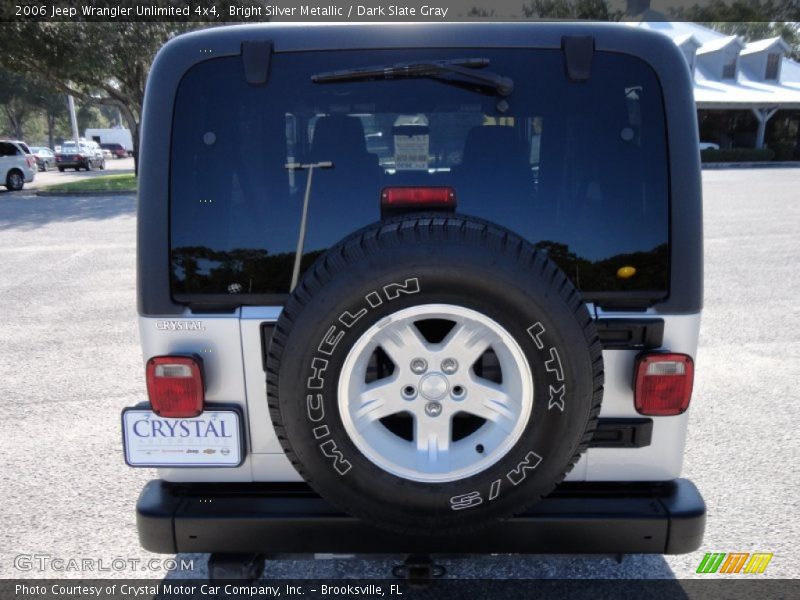 Bright Silver Metallic / Dark Slate Gray 2006 Jeep Wrangler Unlimited 4x4