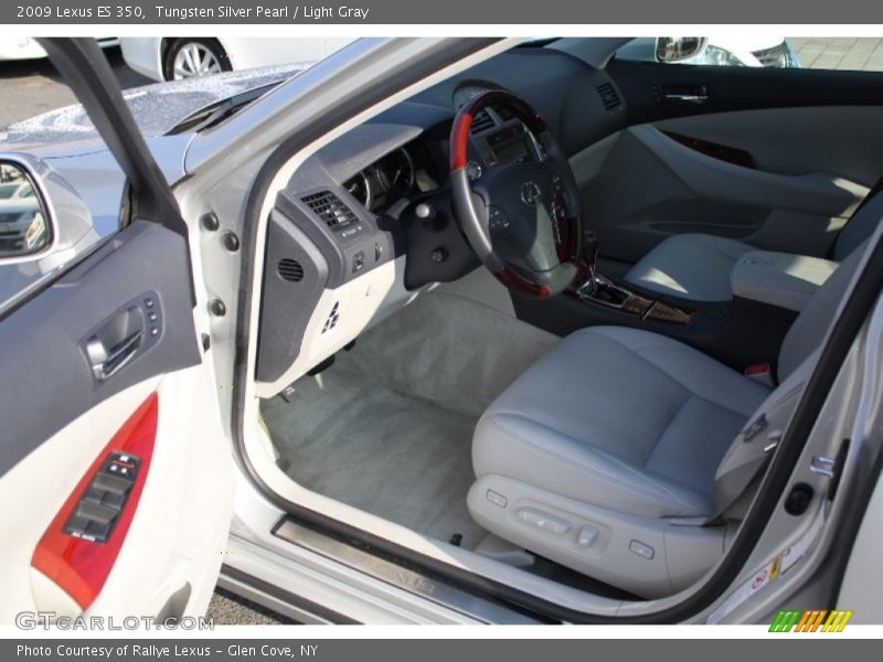 Tungsten Silver Pearl / Light Gray 2009 Lexus ES 350
